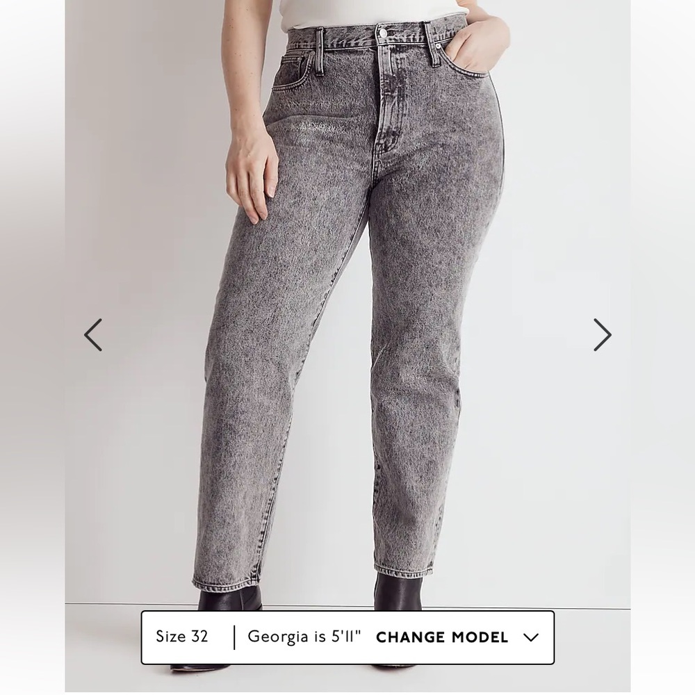 Perfect Vintage Straight Leg in Acid Wash